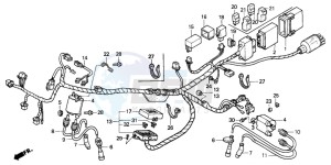 NTV650 drawing WIRE HARNESS