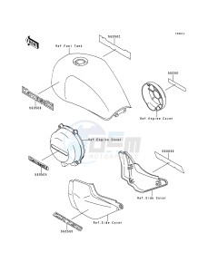 ZR 750 C [ZEPHYR 750] (C1-C3) [ZEPHYR 750] drawing DECAL-- ZR750-C3- -