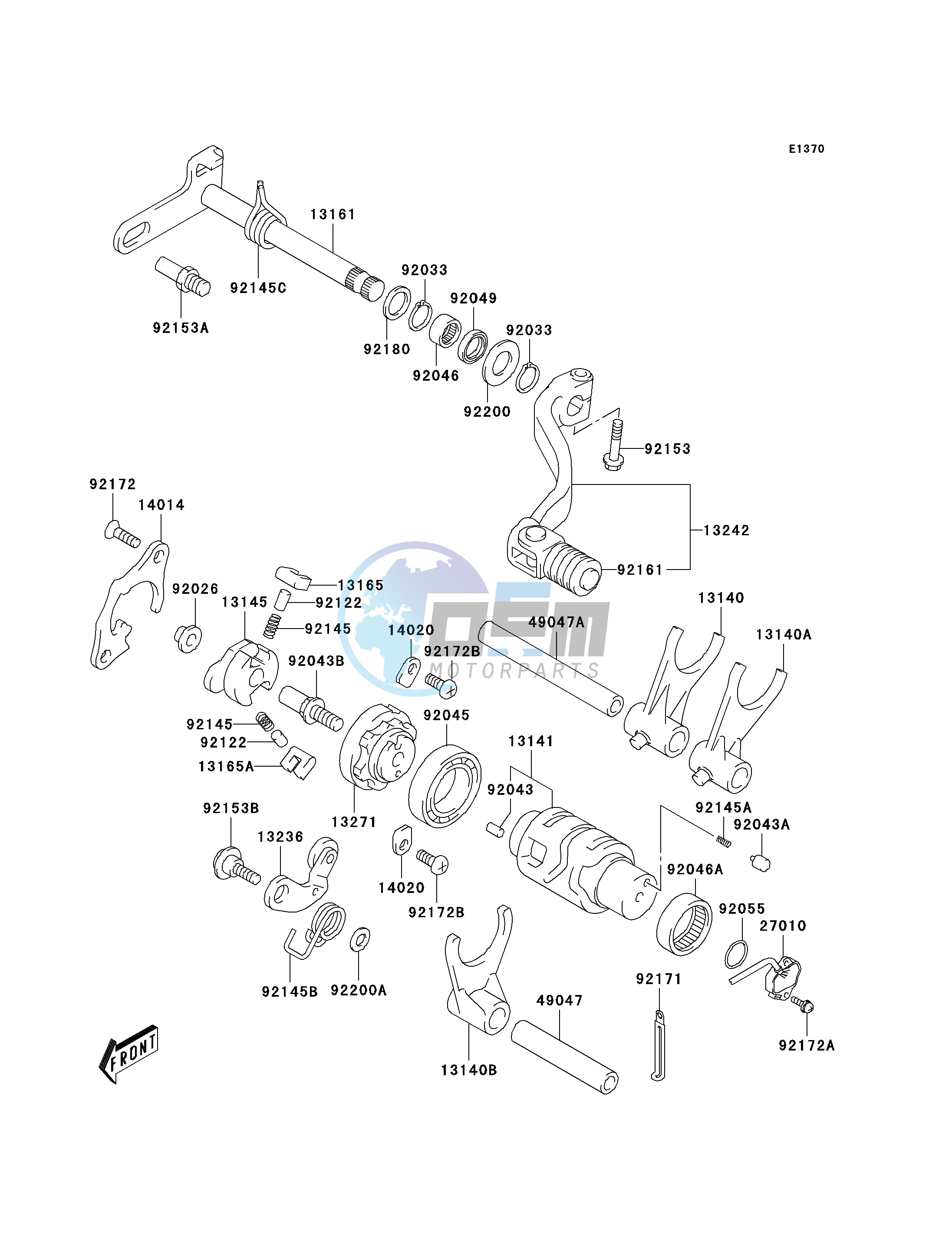 GEAR CHANGE MECHANISM