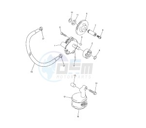 WR F 450 drawing OIL PUMP