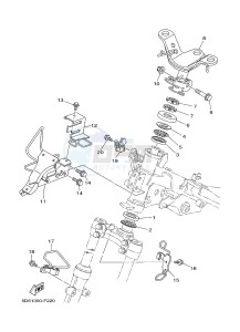 T135 T135FI CRYPTON X (5D67) drawing STEERING