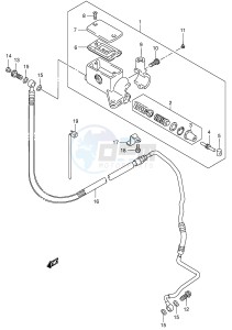 VS1400 (E3-E28) INTRUDER drawing CLUTCH CYLINDER (MODEL K4)