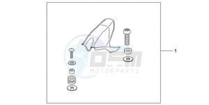 CBR1000RR9 Australia - (U / MME PSW SPC) drawing CARBON FIBER HUGGER