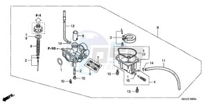 CRF50F9 Australia - (U) drawing CARBURETOR