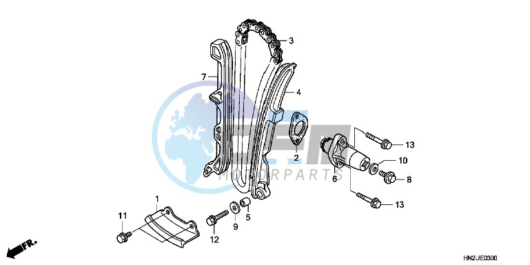 CAM CHAIN/ TENSIONER