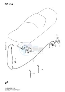 AN400Z ABS BURGMAN EU-UK drawing SEAT SUPPORT BRACKET