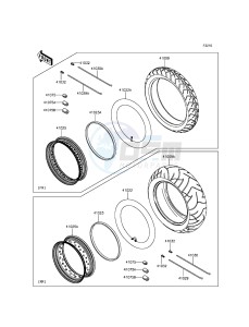 VULCAN 900 CLASSIC VN900BFFA GB XX (EU ME A(FRICA) drawing Tires