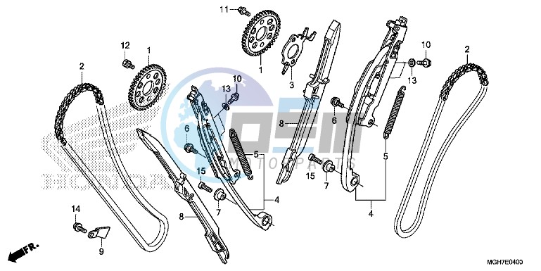 CAM CHAIN/ TENSIONER