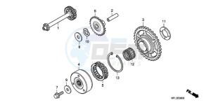 CBR1000RAA F / ABS CMF drawing STARTING CLUTCH