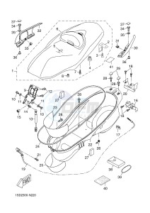 YP400R X-MAX 400 (1SD5 1SD5 1SD5 1SD5) drawing SEAT