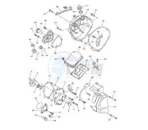 FZ8-N 800 drawing CRANKCASE COVER