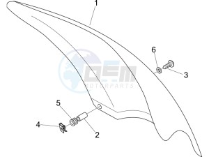 Beverly 250 (USA) USA drawing Windshield