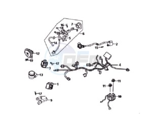 ORBIT 50 drawing WIRING HARNASS