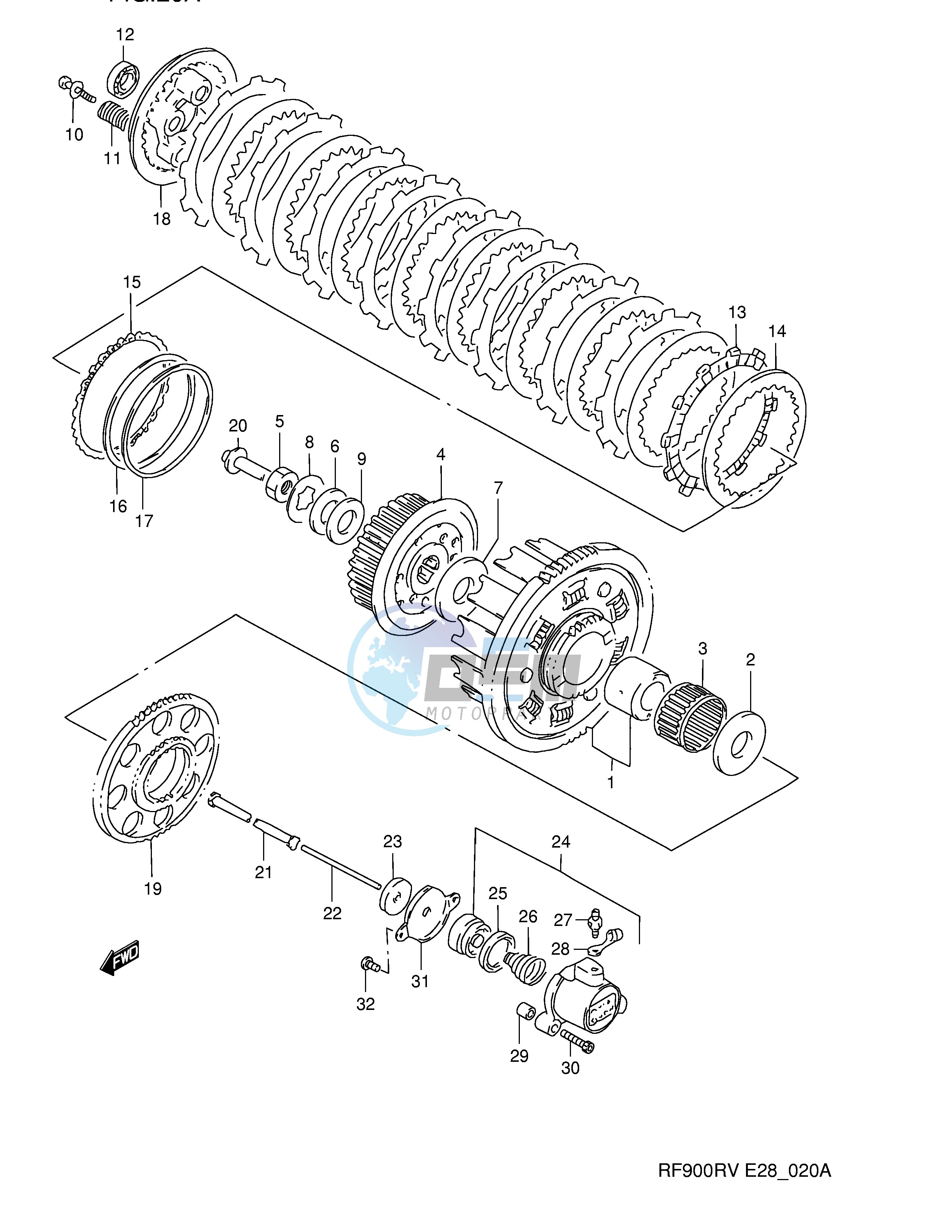 CLUTCH (MODEL S T V)