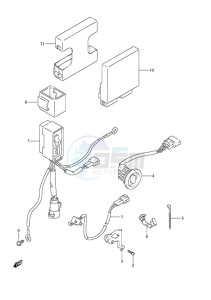 DF 50A drawing PTT Switch/Engine Control Unit