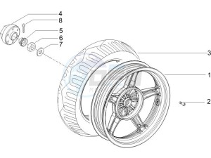 NRG 50 power DT drawing Rear Wheel