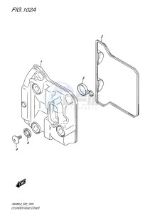 AN400 BURGMAN EU drawing CYLINDER HEAD COVER