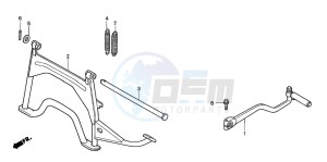 SCV100 LEAD drawing KICK STARTER ARM/STAND