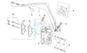 RX-SX 50 drawing Front brake caliper