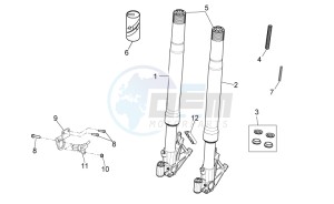 RSV4 1000 RR Racer Pack 2015 drawing Front Fork