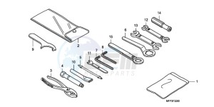 CB1300A9 France - (F / ABS CMF MME TWO) drawing TOOLS