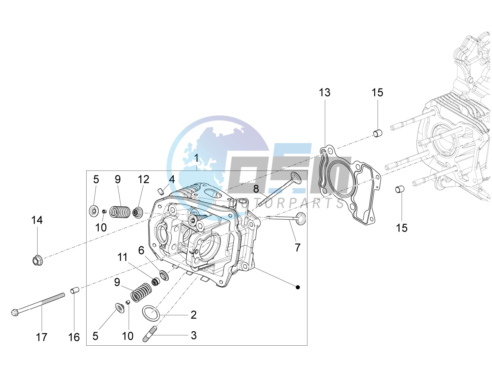 Cylinder head unit - Valve