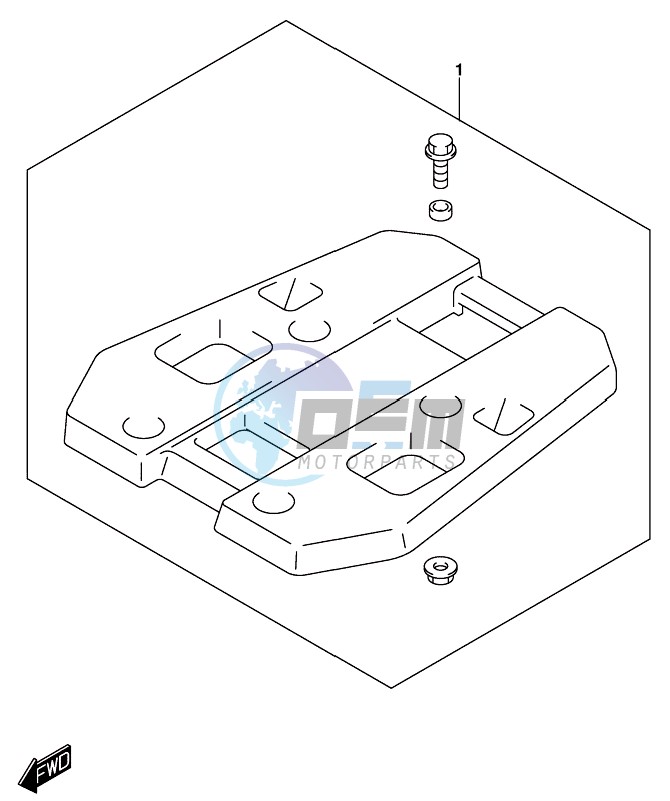 OPTIONAL (TOP CASE PLATE SET)