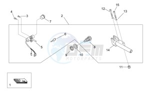 Scarabeo 50 2t (eng. Minarelli) drawing Old version air box