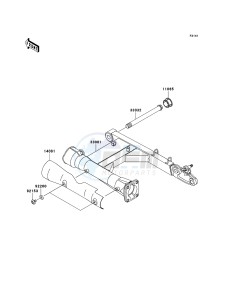 VN1600 CLASSIC VN1600A6F GB XX (EU ME A(FRICA) drawing Swingarm