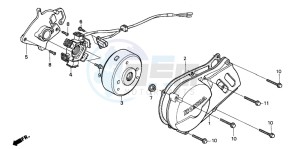 XR80R drawing GENERATOR (XR80RN/RP/RR)