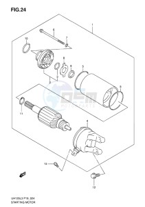 UH125Z BURGMAN EU drawing STARTING MOTOR