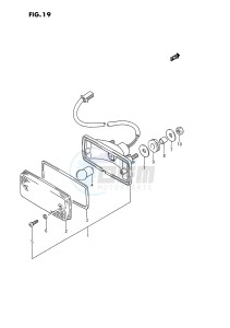 LT250R (E1) drawing TAIL LAMP