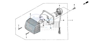 PK50SM drawing TAILLIGHT