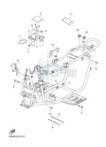 YFZ50 (BW4L) drawing FRAME