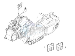 GTV 300 HPE SEI GIORNI IE E4 ABS (EMEA) drawing Engine, assembly