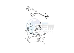 FZ1 FAZER 1000 drawing HEADLIGHT