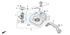 SH150R 125 drawing FUEL TANK