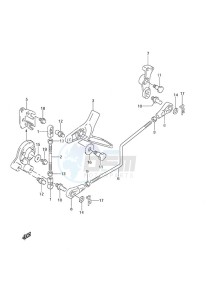 DF 25 drawing Throttle Control Non-Remote Control