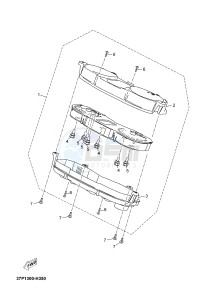 YP125R X-MAX125 X-MAX125 (2ABG) drawing METER