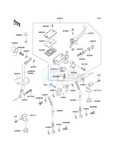 ZG 1000 A [CONCOURS] (A20) A20 drawing FRONT MASTER CYLINDER