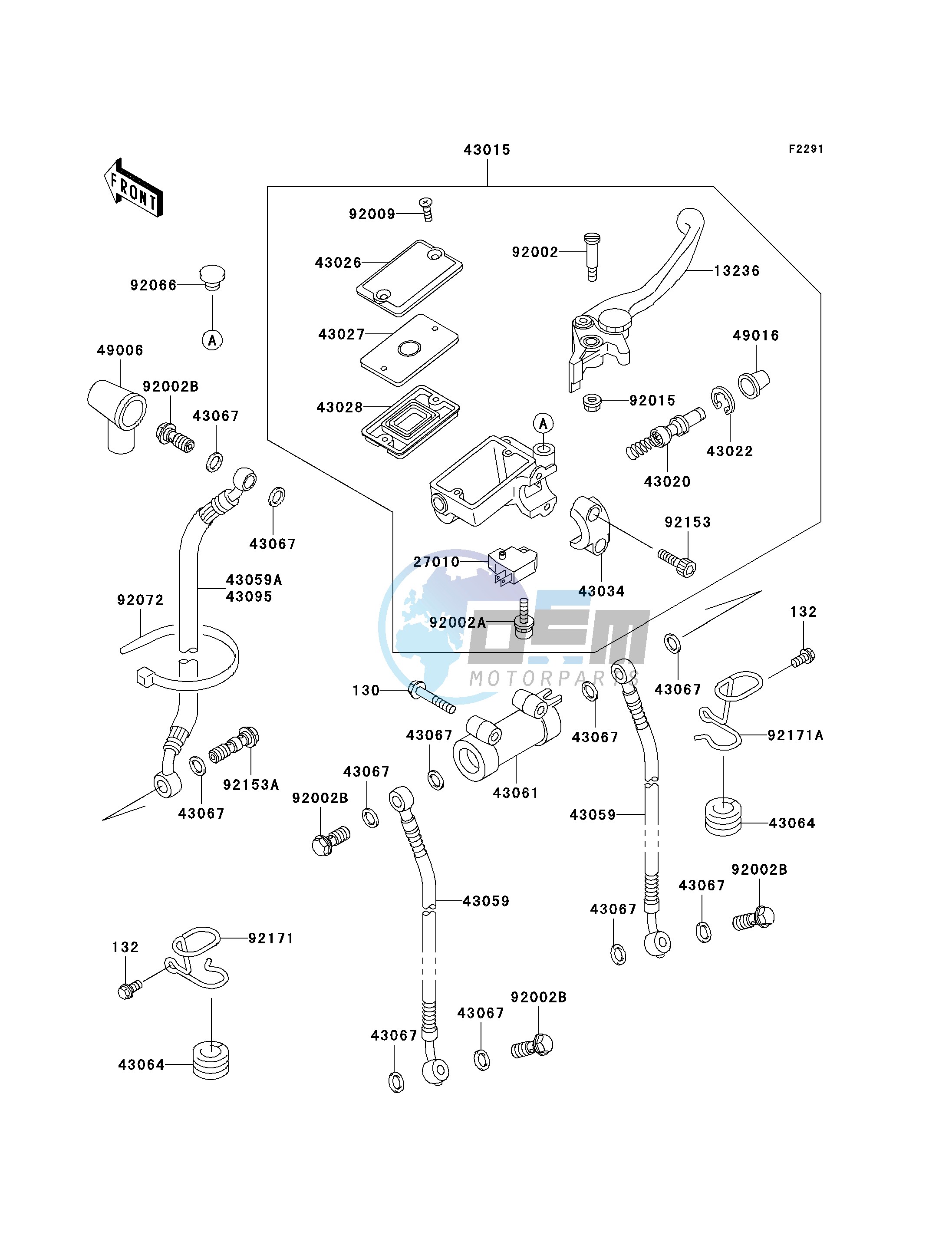 FRONT MASTER CYLINDER