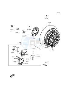 J125 SC125AGF XX (EU ME A(FRICA) drawing Rear Hub