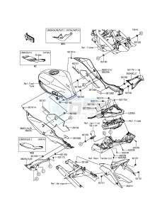 NINJA 250SL BX250AGFA XX (EU ME A(FRICA) drawing Side Covers/Chain Cover