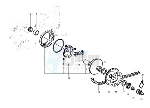 Runner SP 50 drawing Driving pulley