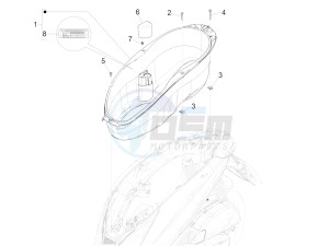 Medley 125 4T ie ABS E4 (EMEA) drawing Helmet housing - Undersaddle