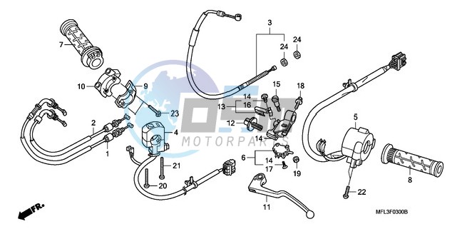 HANDLE LEVER/SWITCH/CABLE