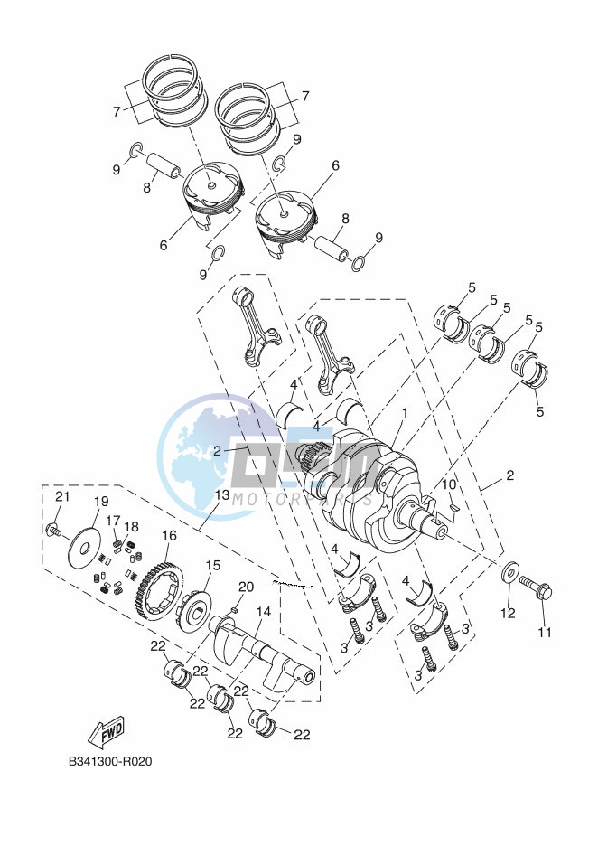 CRANKSHAFT & PISTON