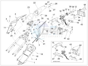 RSV4 1000 RR (EMEA) (EU, IL) drawing Rear body