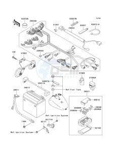 VN 1500 L [VULCAN 1500 NOMAD FI] (L5) [VULCAN 1500 NOMAD FI] drawing CHASSIS ELECTRICAL EQUIPMENT