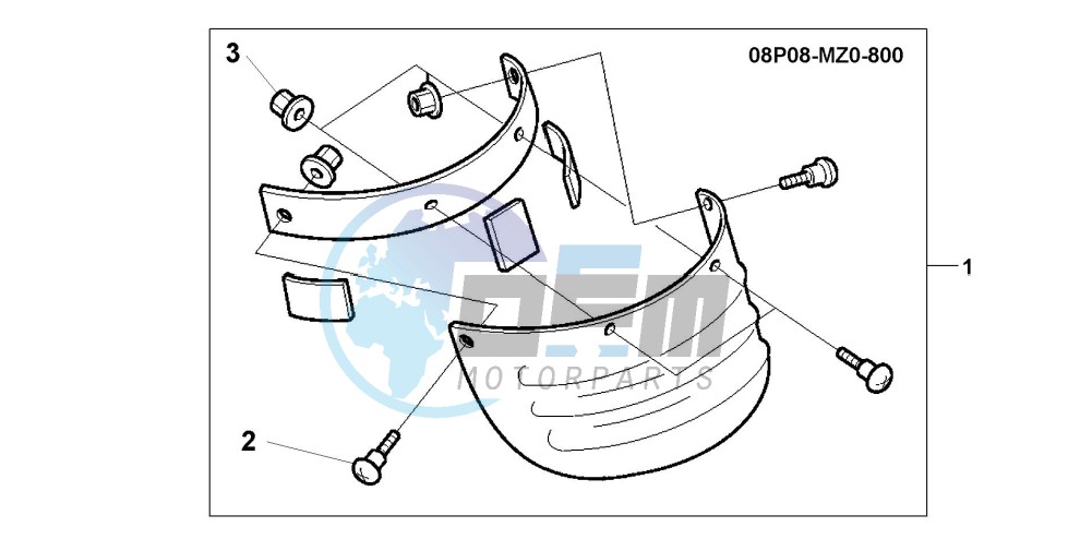 FR,MUDGUARD EXTENSIO